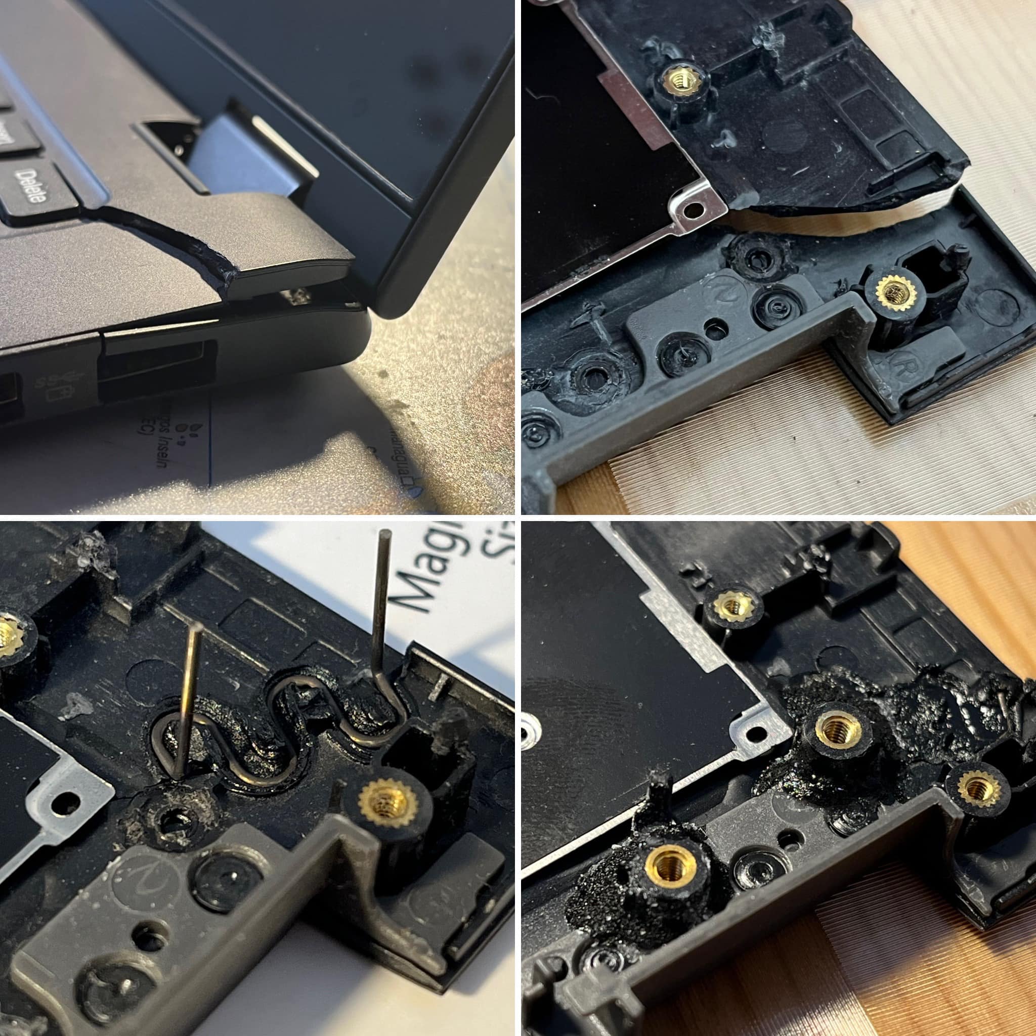 Laptop zsanér javítás